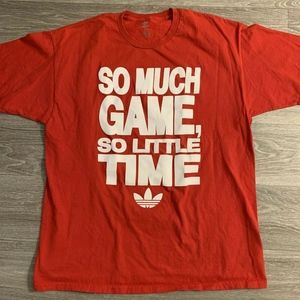 Adidas So Much Game So Little Time Graphic T-shirt